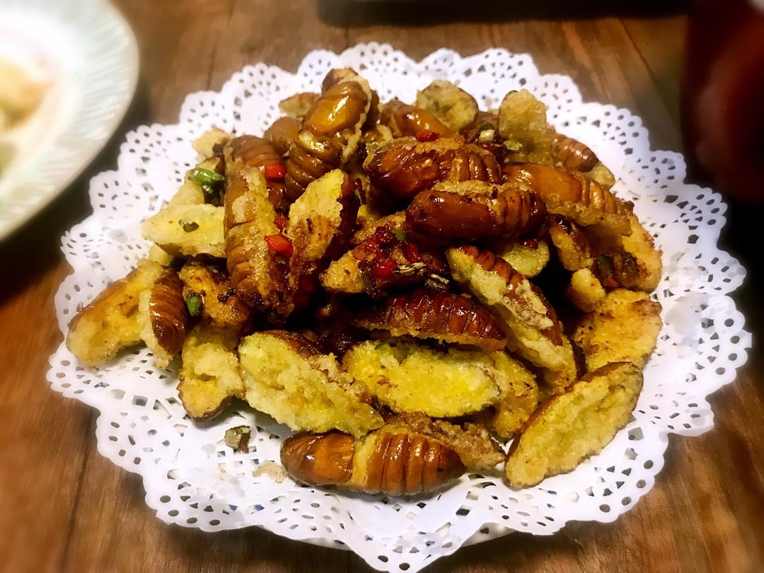 干煸蚕蛹