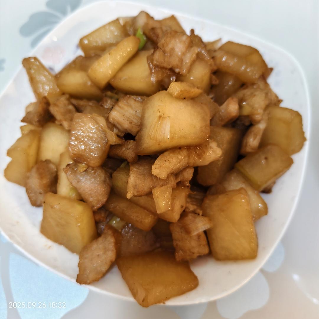 冬瓜炒肉片