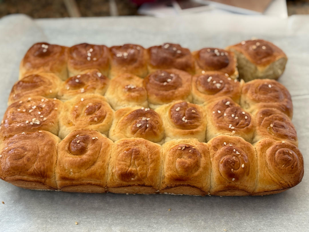 被邻居追着问的蜂蜜脆底小面包｜好吃到停不下来