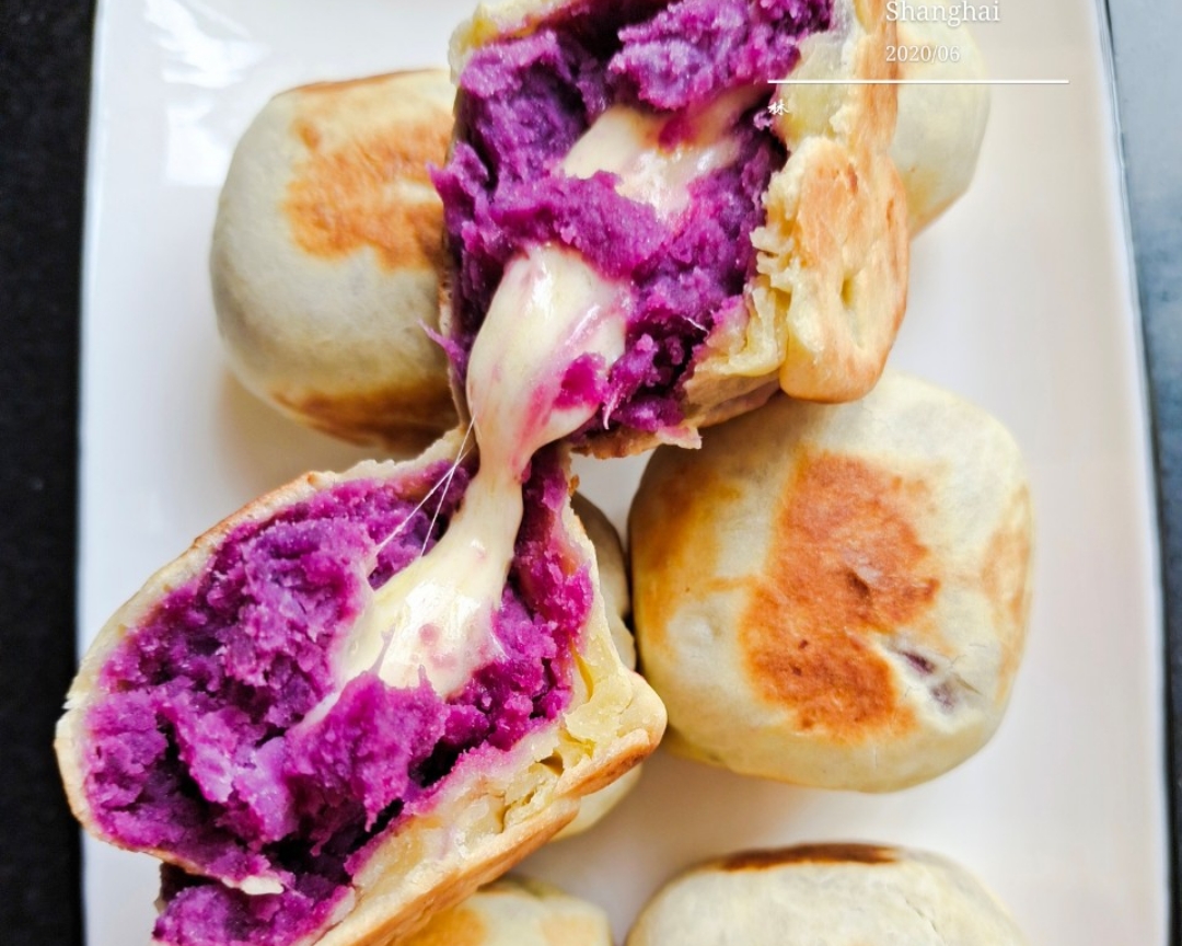 家常紫薯仙豆糕的做法