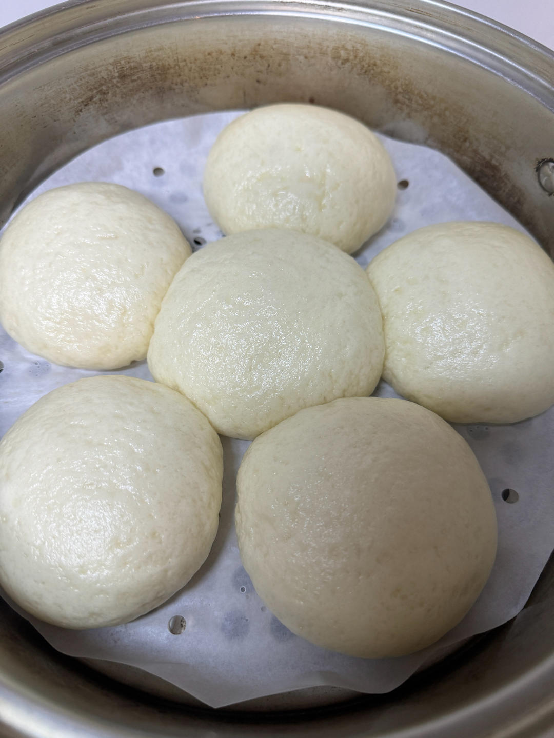 纯手工奶香馒头【无泡打粉，无添加】