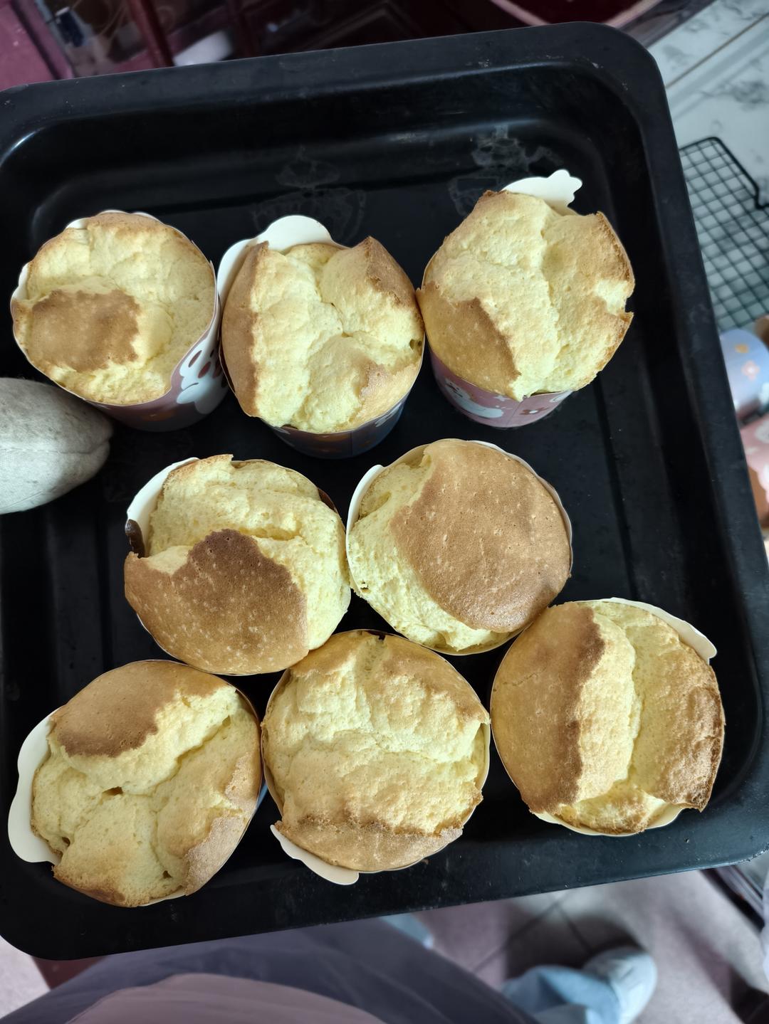 无油低糖酸奶纸杯蛋糕