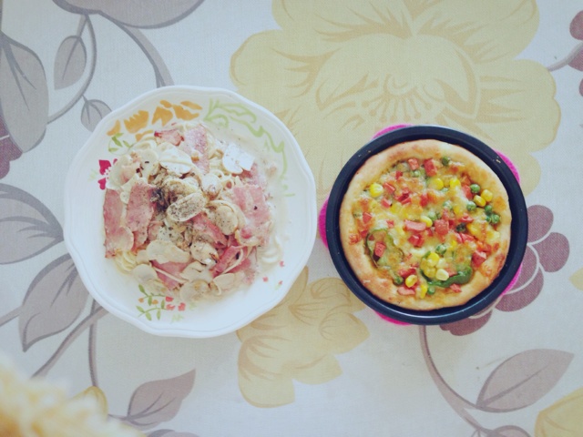 奶油培根意大利面