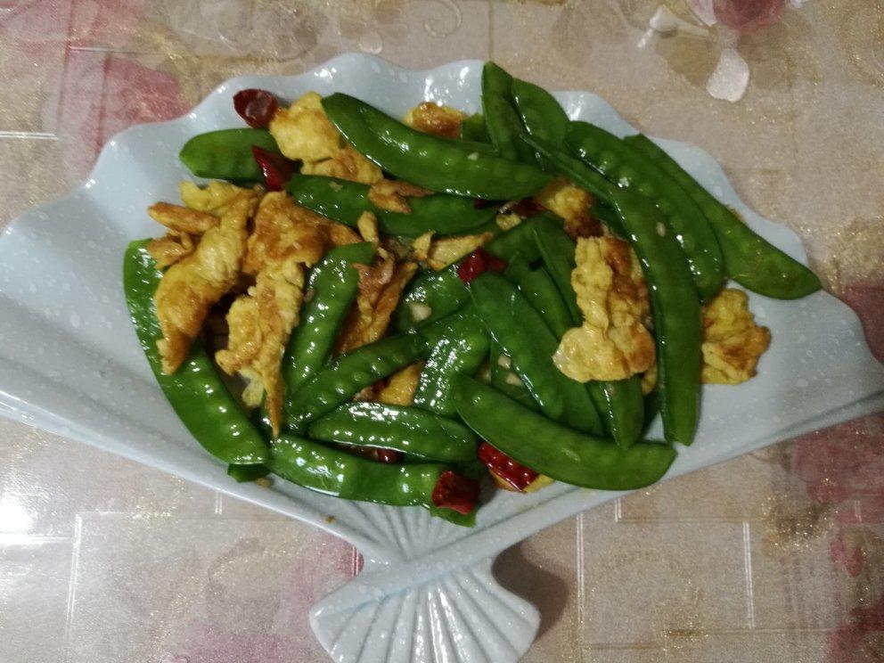 荷兰豆炒鸡蛋