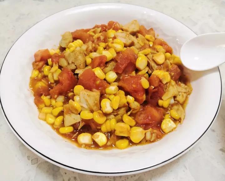 番茄玉米炖鸡胸