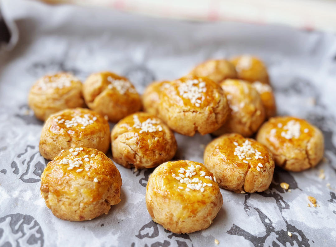 花生酥饼的做法