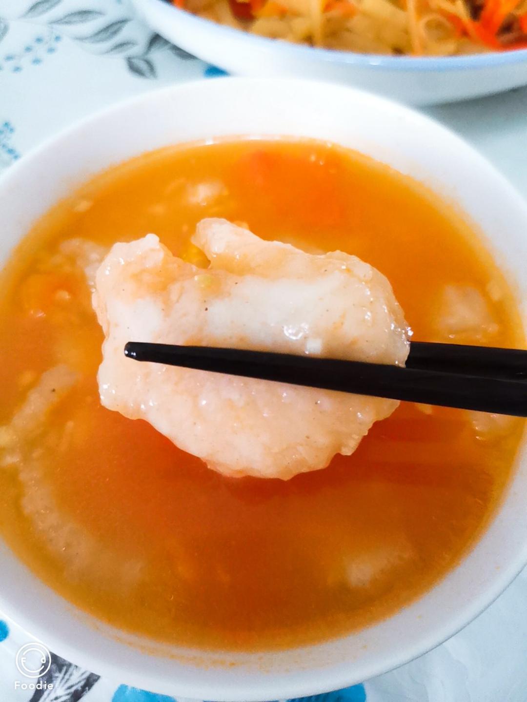 番茄鱼片汤