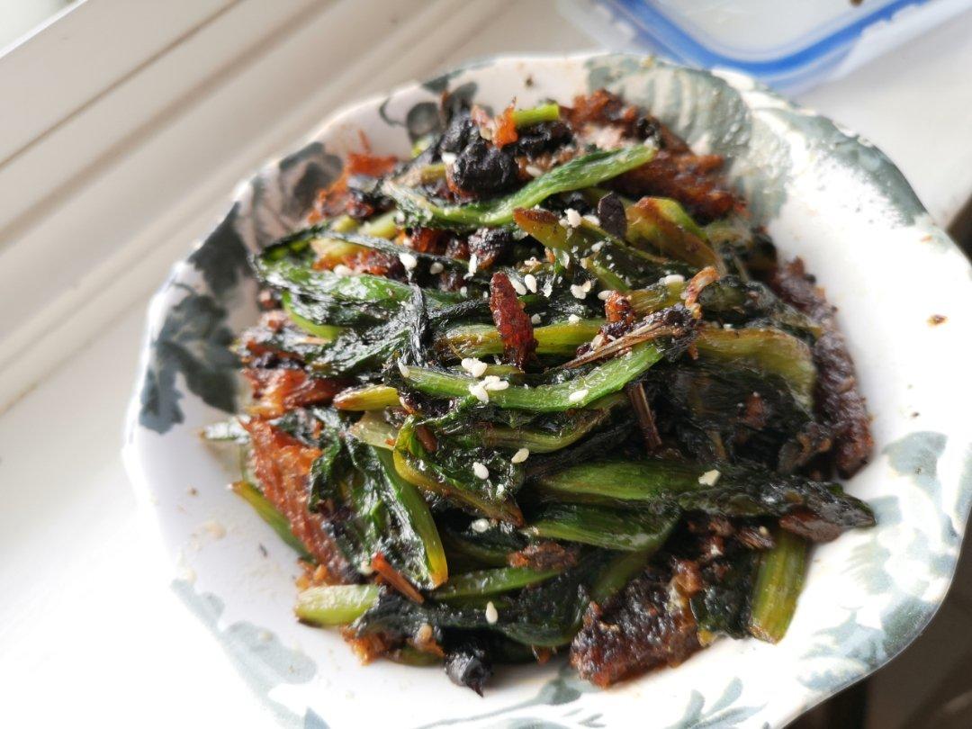 豆豉鲮鱼油麦菜
