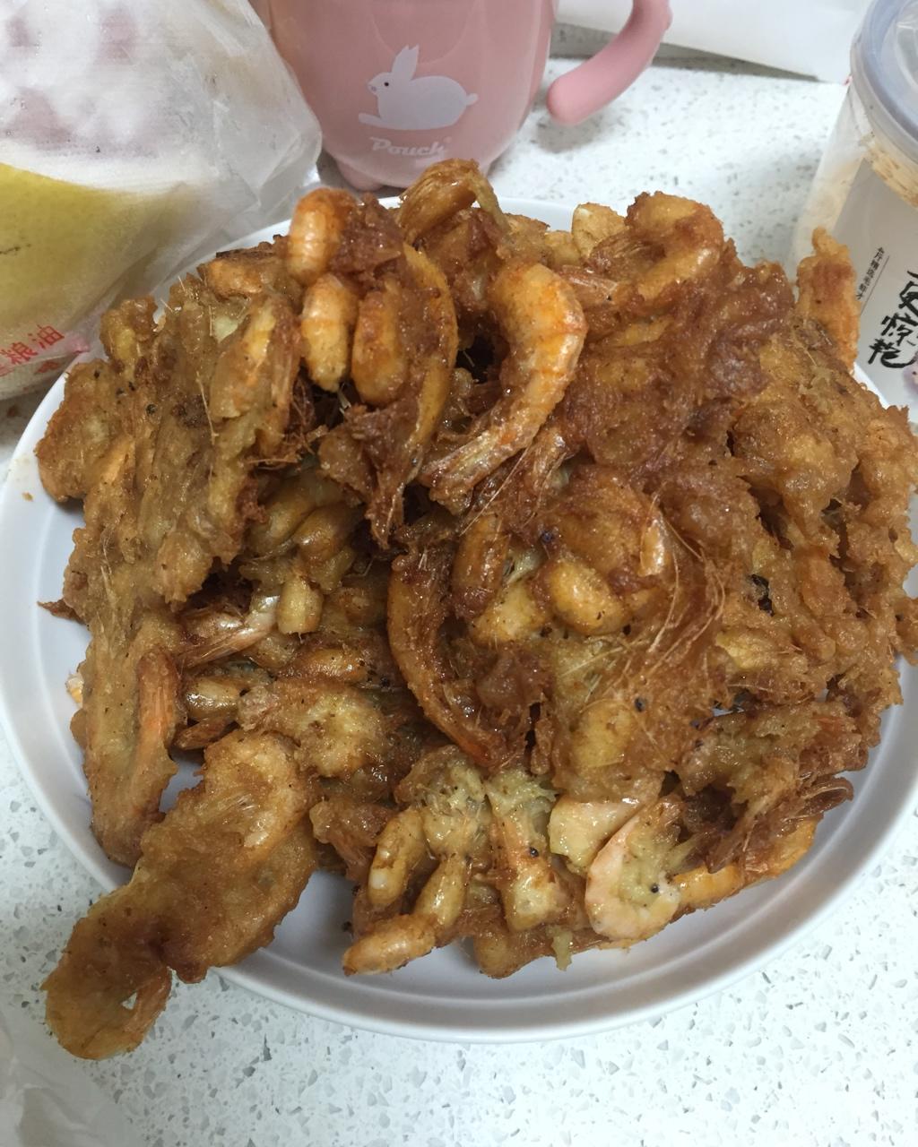 干炸小河虾