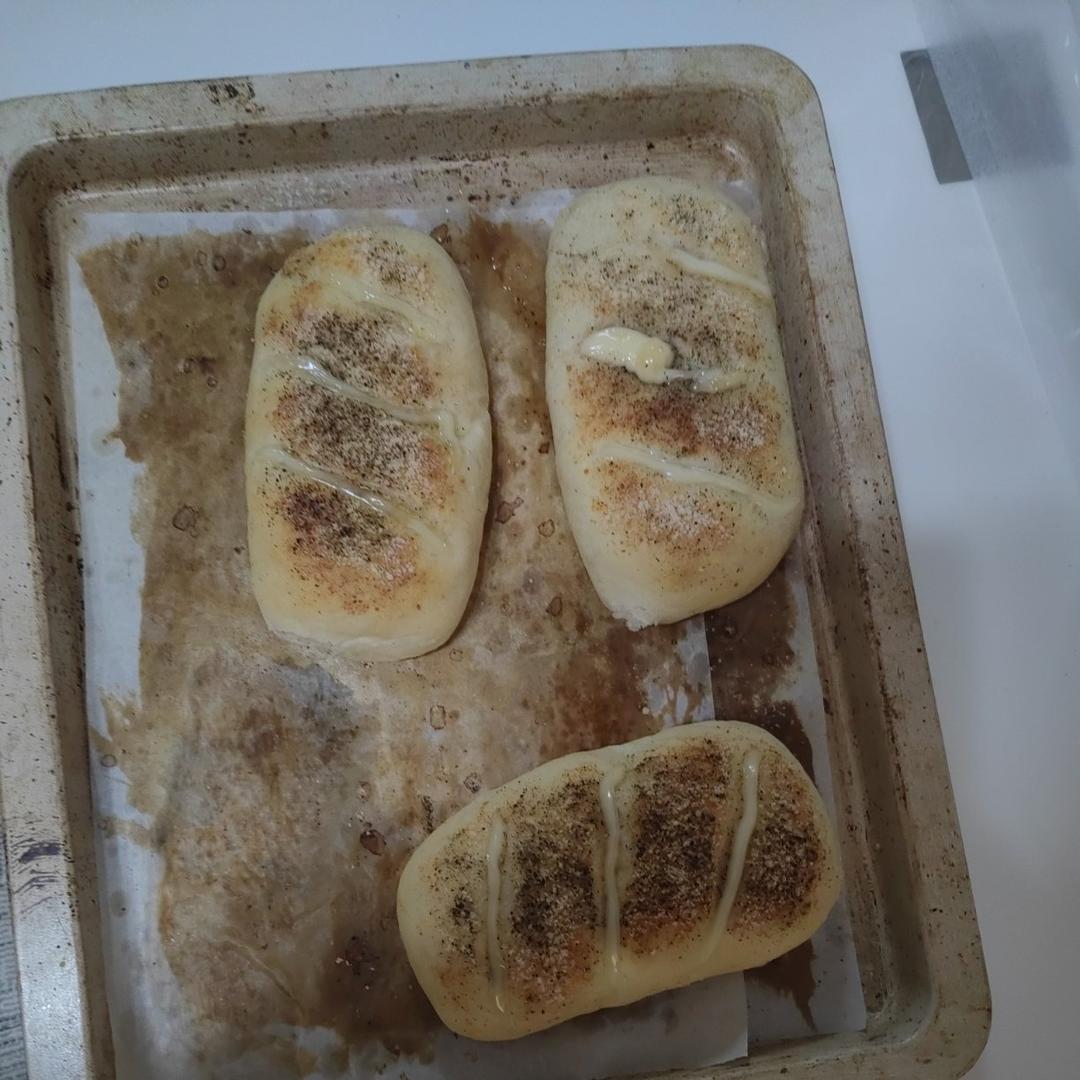 全麦培根芝士软欧