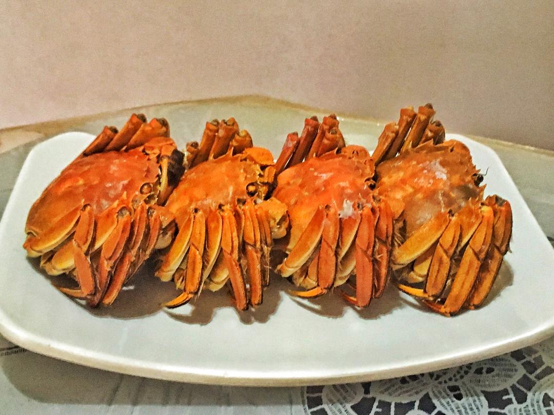 盐烤大闸蟹