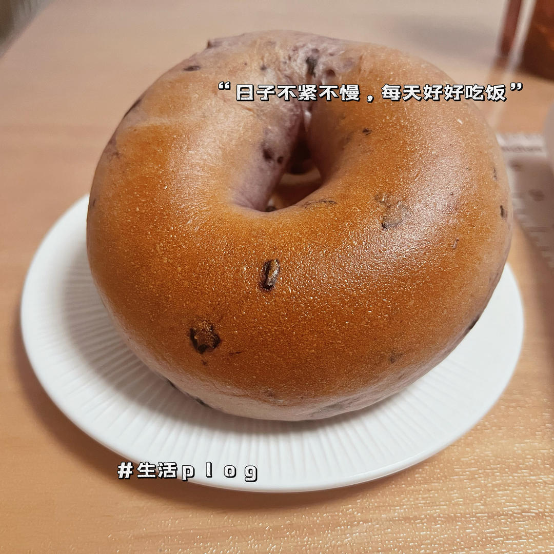 一次发酵版蓝莓贝果