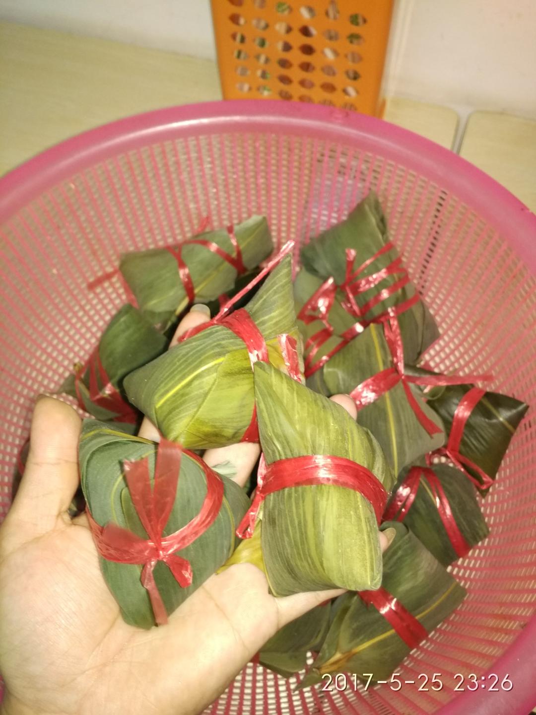 四角粽的包法