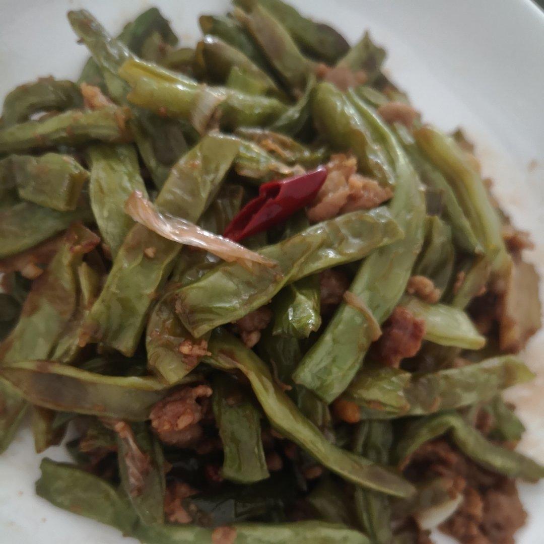 肉沫干煸豆角