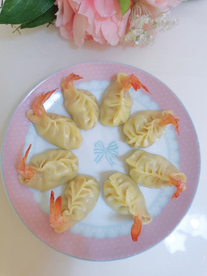 凤尾虾蒸饺的做法
