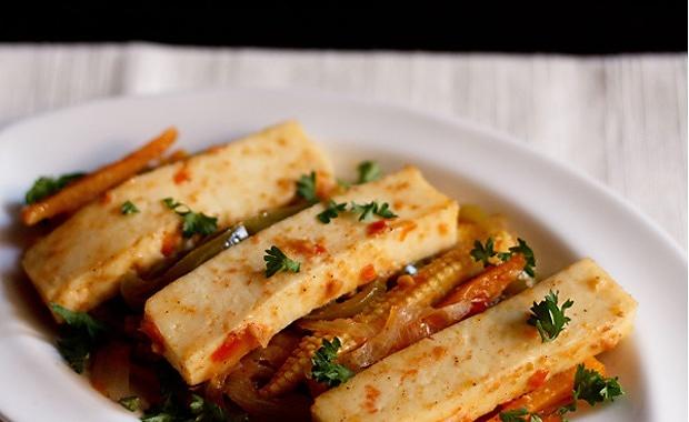 Veg Paneer Jalfrezi-杂蔬干炒奶豆腐(搬运工)的做法