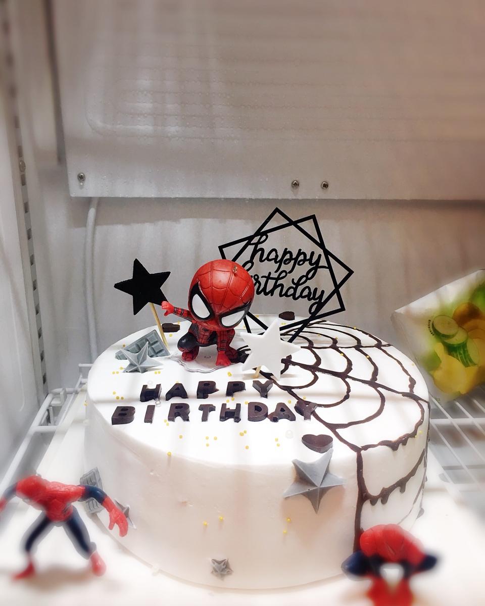蜘蛛侠蛋糕