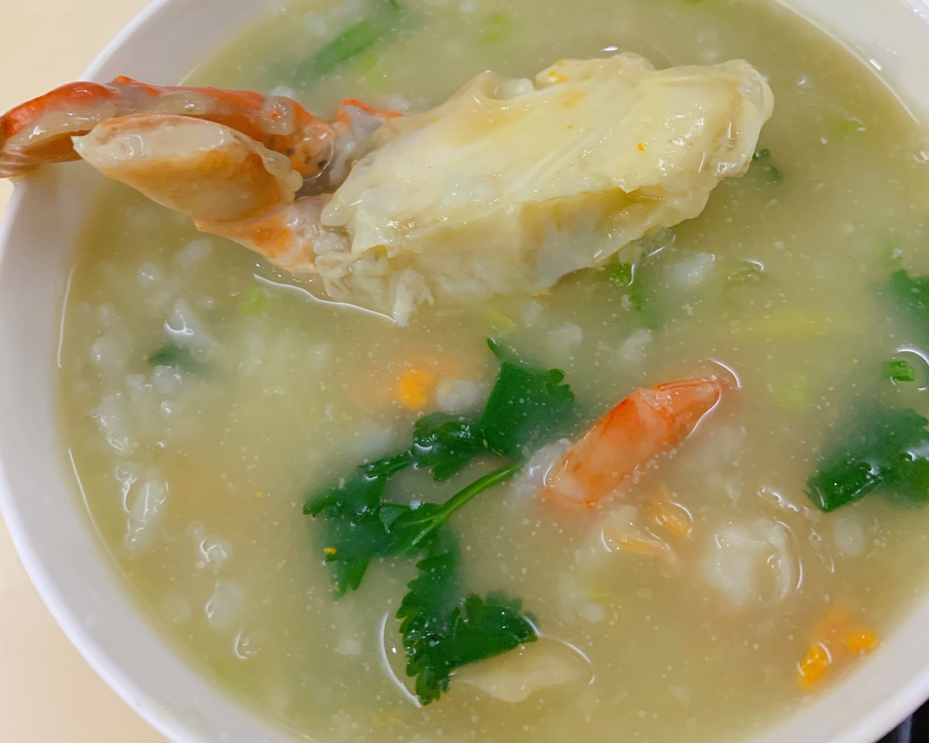 海鲜砂锅粥（虾蟹）的做法