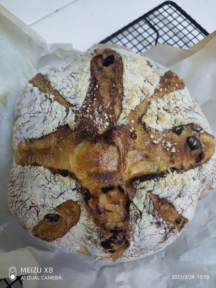 外脆内软不用揉面的乡村面包