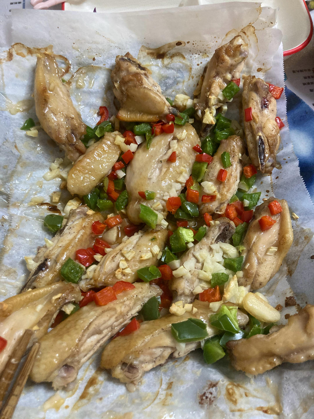 网红菜～好吃到嗦手指的蒜香鸡翅