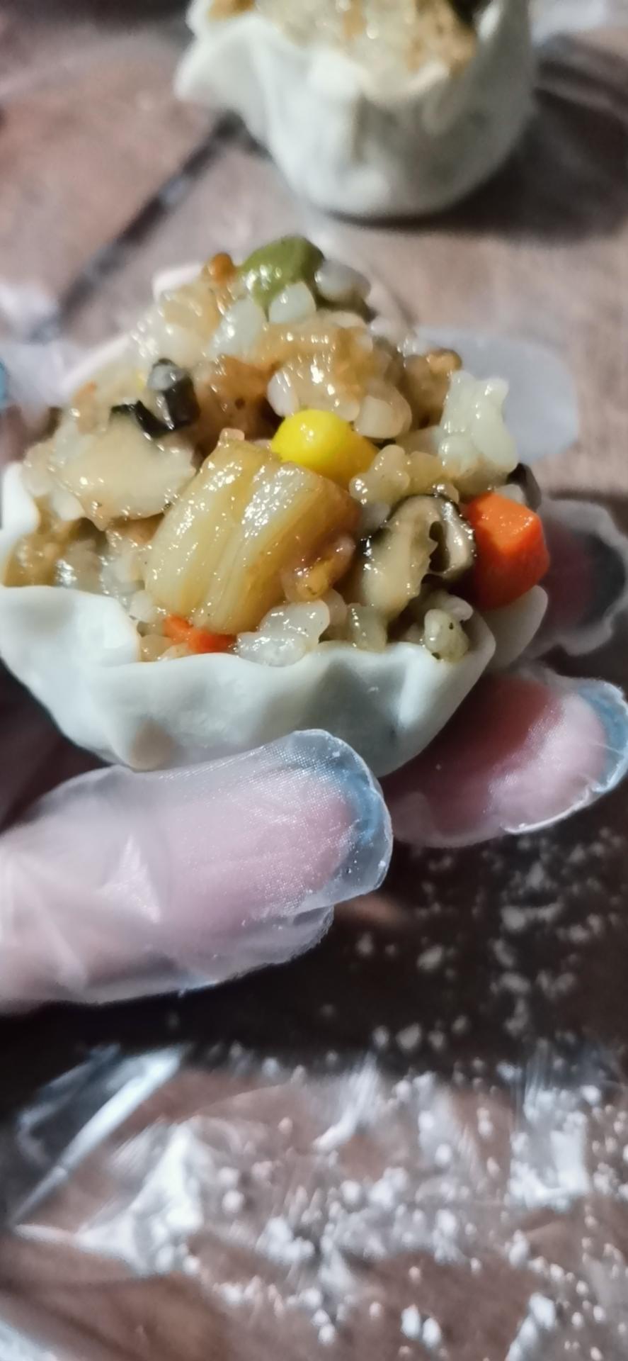 香喷喷的自制烧卖