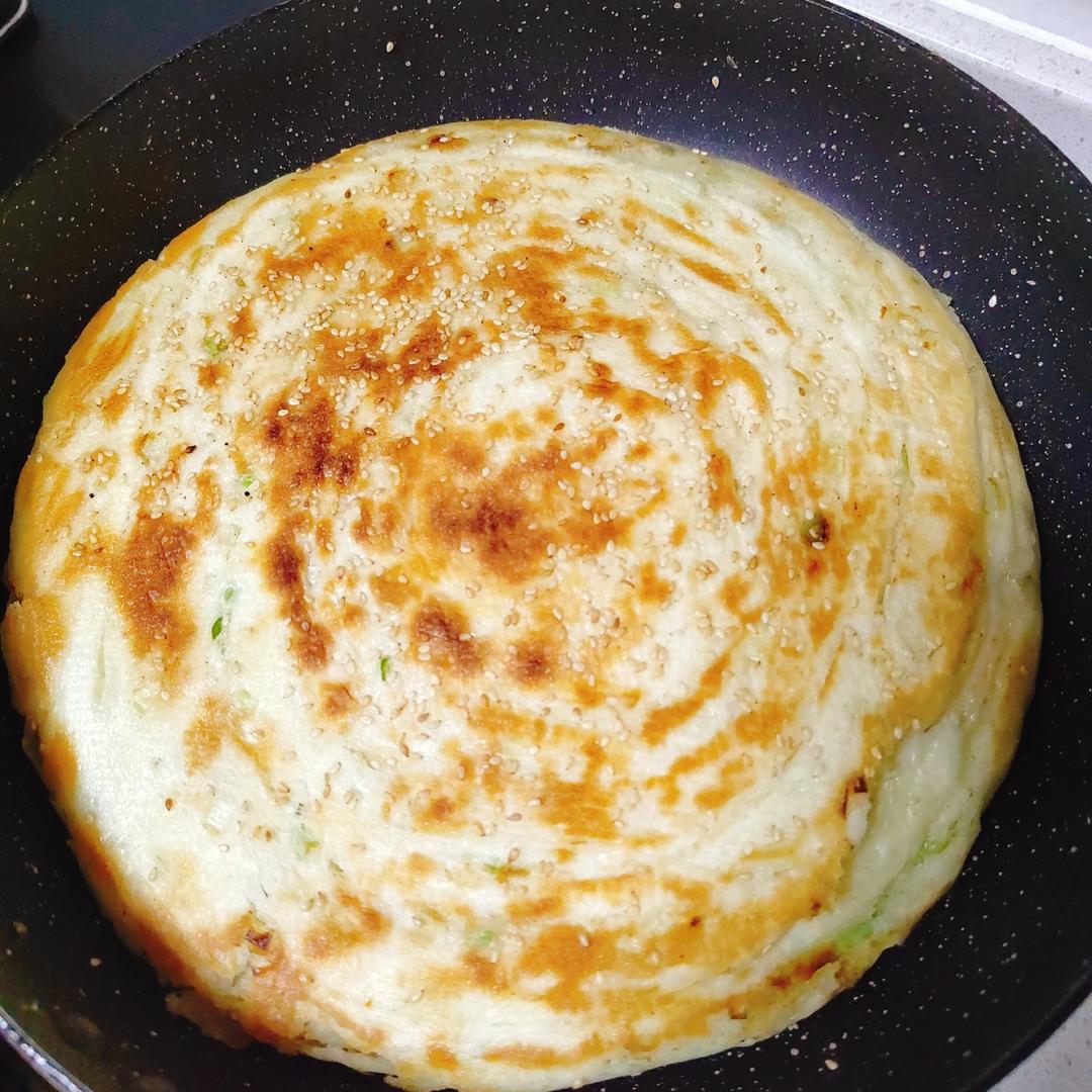 發(fā)面蔥花大餅的做法 步驟14