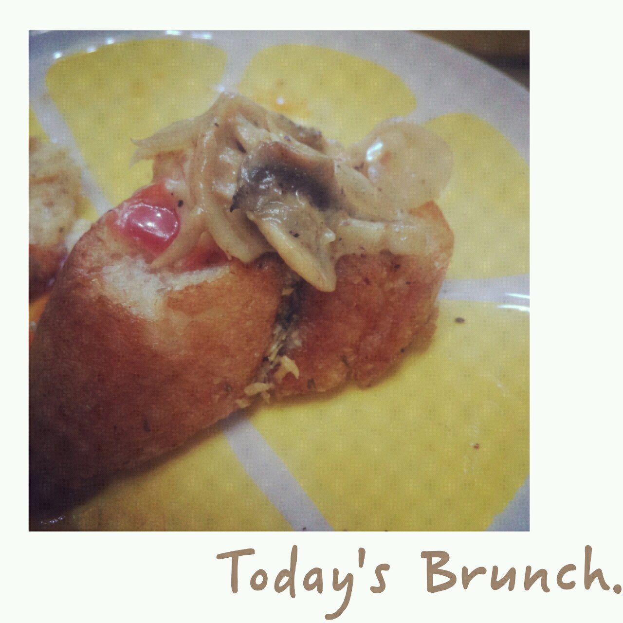 迷迭香烤蘑菇&蘑菇tartine