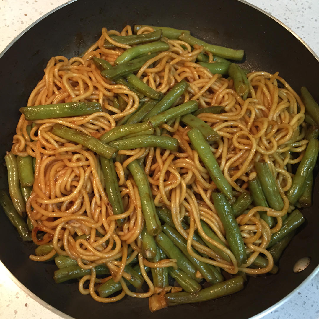 地道老北京扁豆焖面 豆角焖面 太好吃小心吃撑哦