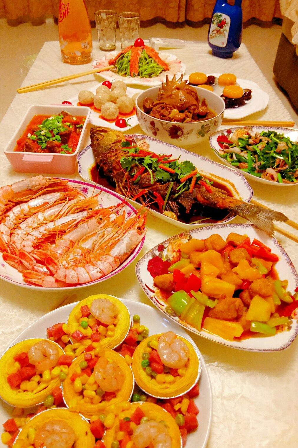 简单and幸福做的年夜饭