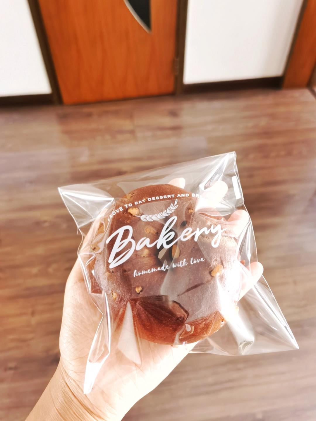 法芙娜巧克力流心/巧克力豆橙皮丁贝果