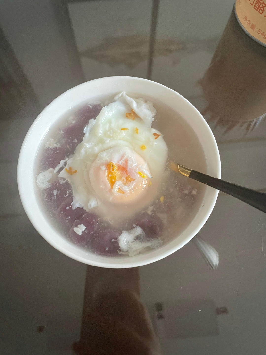 芋圆醪糟鸡蛋