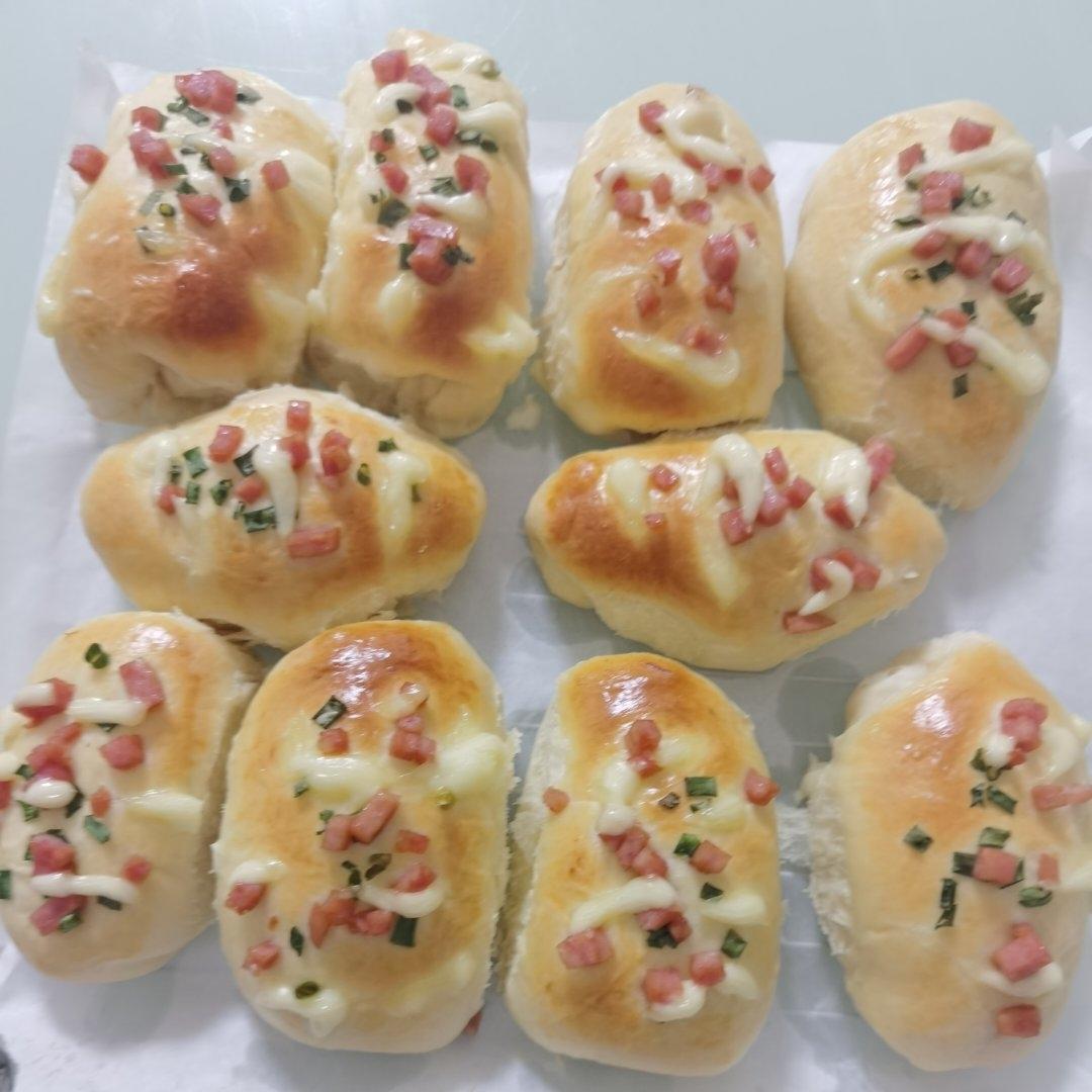 香葱火腿肉松面包
