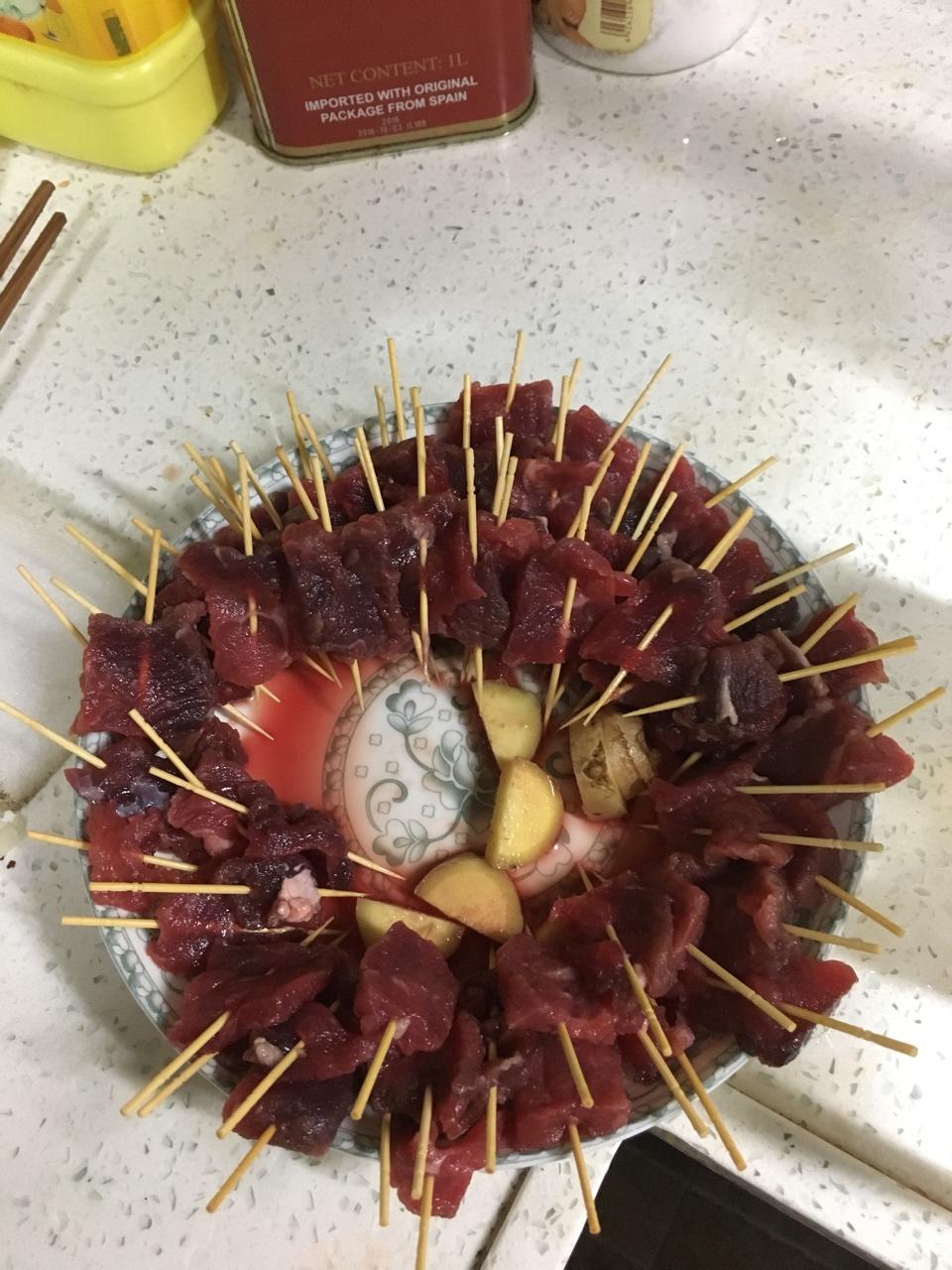 牙签牛肉