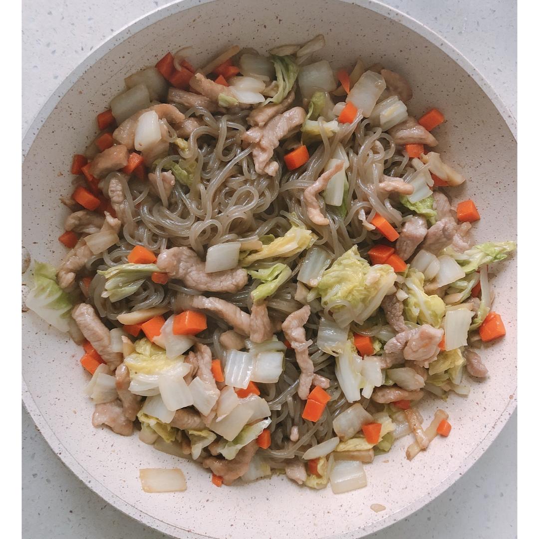 肉末炒粉丝