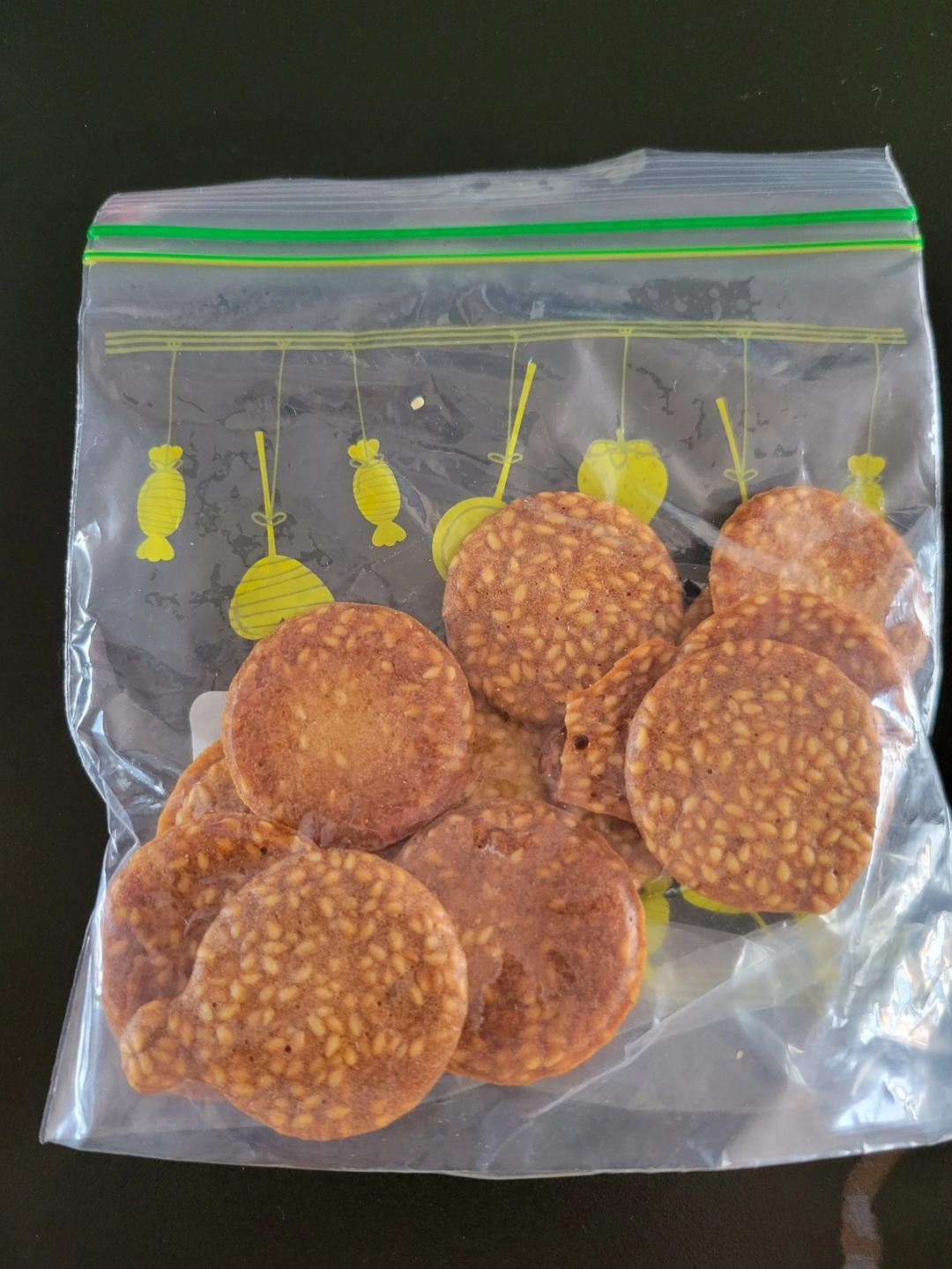 白芝麻薄脆饼干（消耗蛋白）