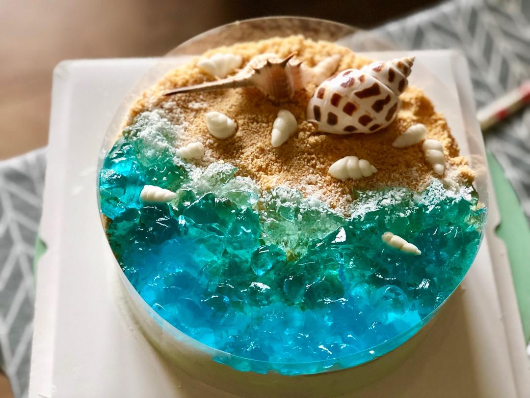 海洋酸奶慕斯蛋糕