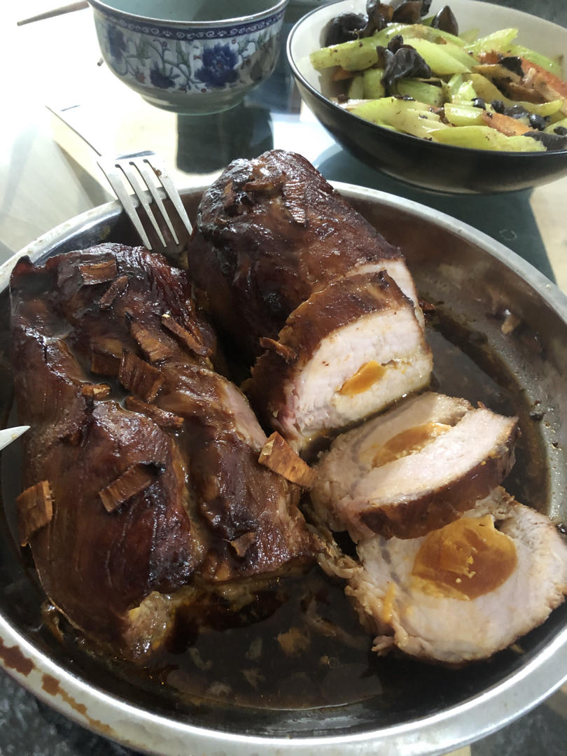 咸蛋黄叉烧肉