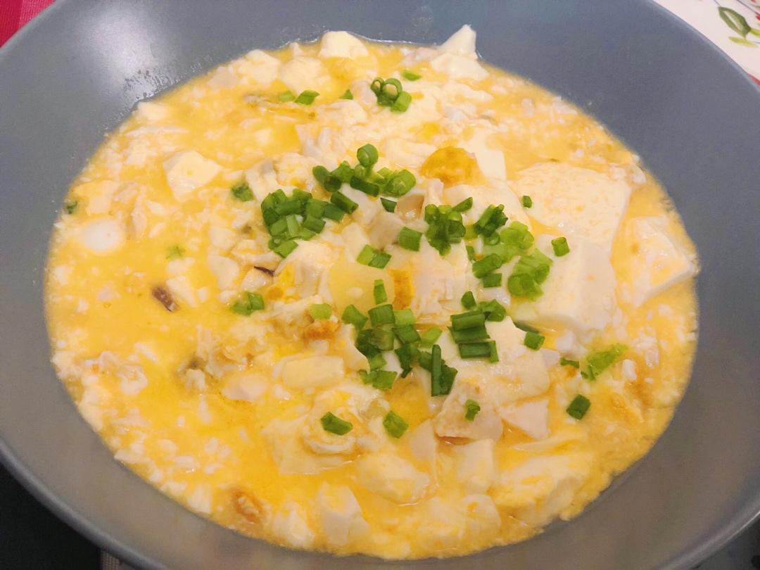 蟹黄豆腐（咸蛋黄版）
