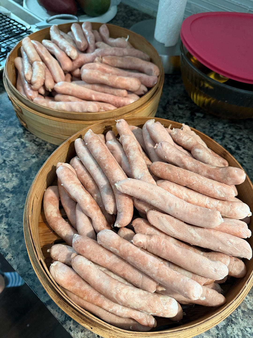 Q弹多汁的自制台式脆皮肠——绝对秒杀市售