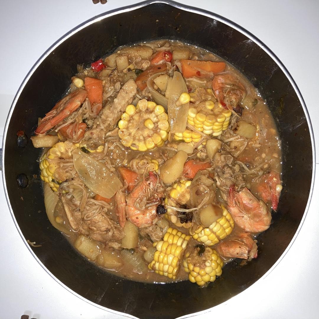 胖哥俩鸡翅明虾煲