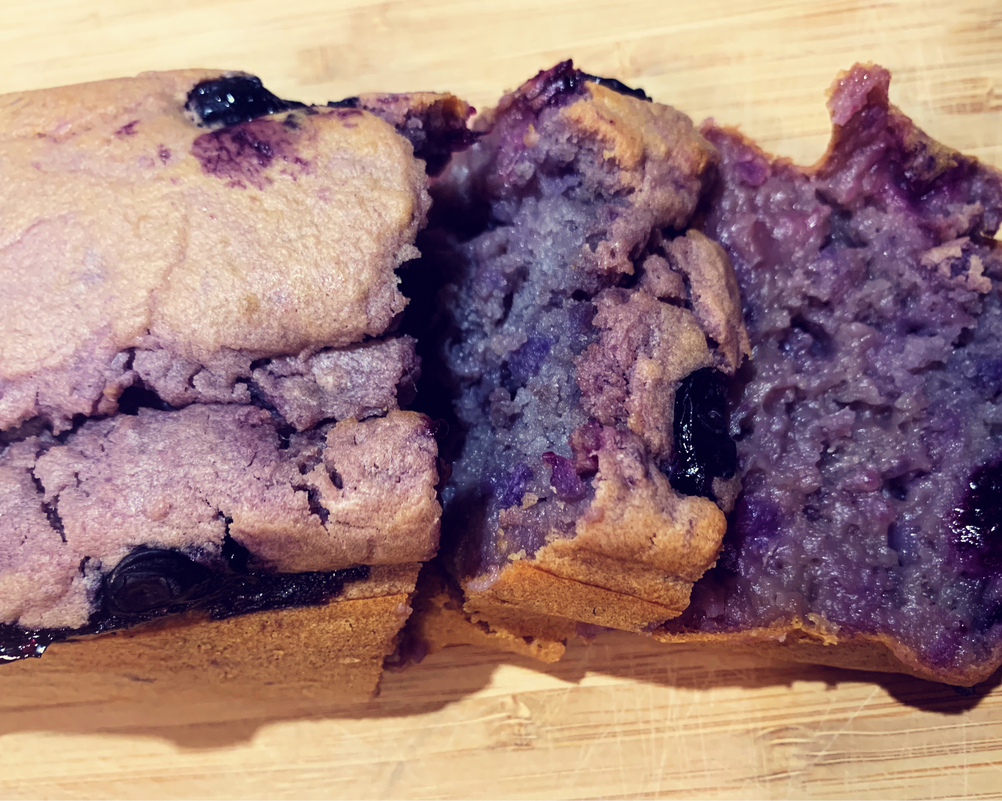 山药紫薯蓝莓磅蛋（42）的做法