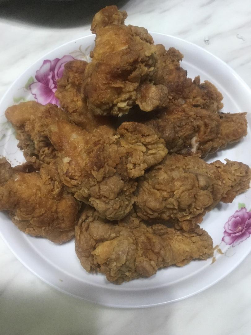 不用炸鸡粉也可以炸出酥脆炸鸡腿