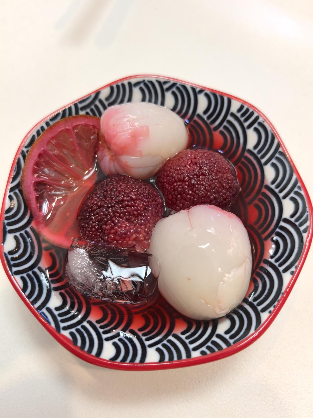 故宫同款：杨梅荔枝冰饮