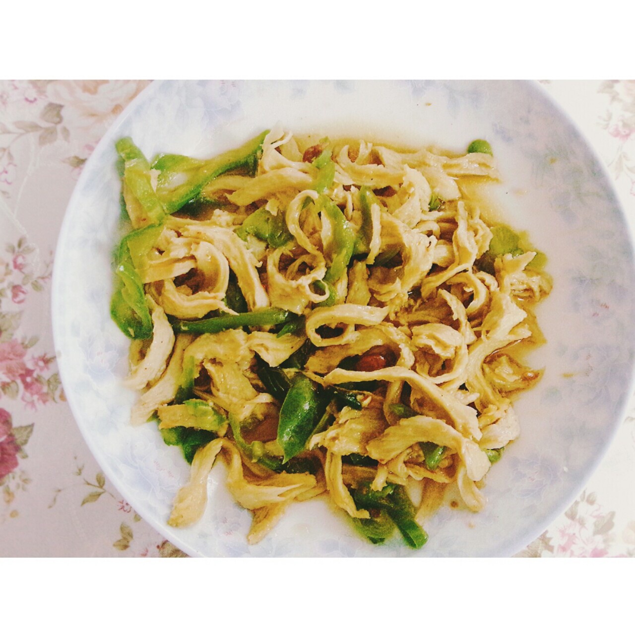 青椒炒面筋