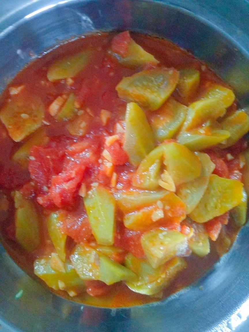 超级好吃的茄汁丝瓜