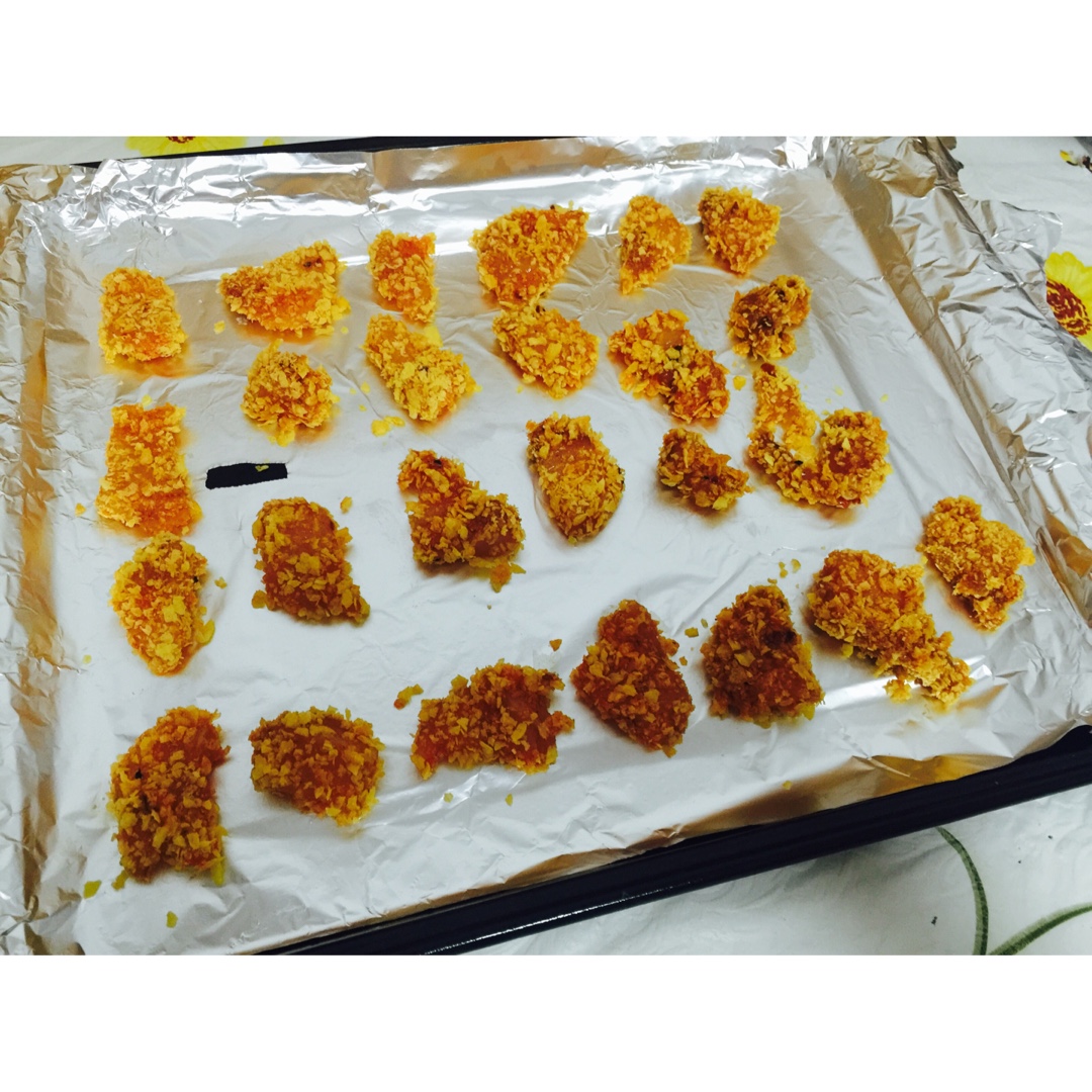 低卡低脂烤箱版鸡米花