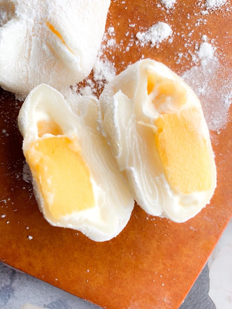 无黄油版糯米糍雪媚娘大福糯米皮水果包