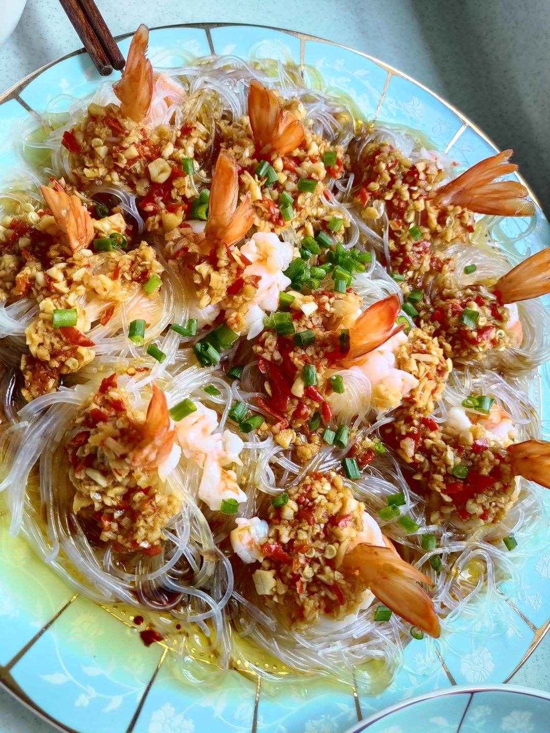 蒜蓉粉丝蒸虾