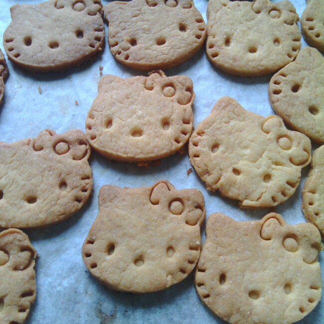 泠泠琴音做的造型饼干