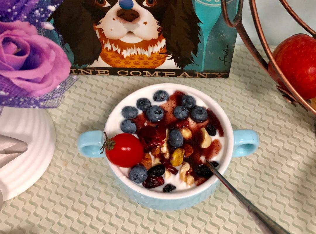 简单粗暴的坚果酸奶